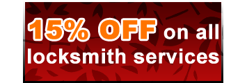 15% off on all locksmith services